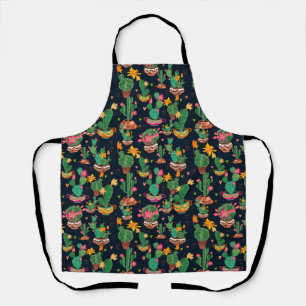 Succulent Desert Cactus Apron