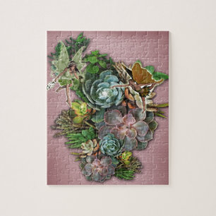 Succulent displays jigsaw puzzle