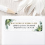 Succulent Eucalyptus Elegant Boho Greenery Wedding Label