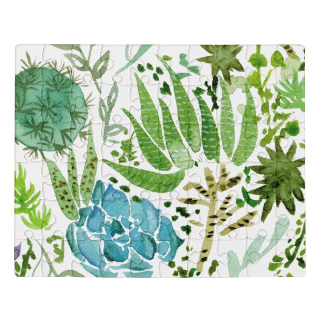 Succulent Field I Jigsaw Puzzle (Puzzle Horizontal)
