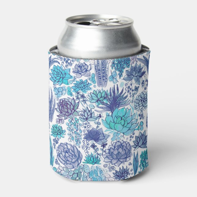 Succulent garden can cooler (Can Front)