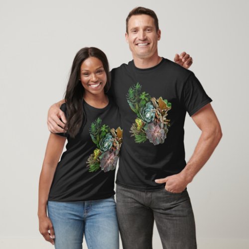 Succulent garden design  T_Shirt