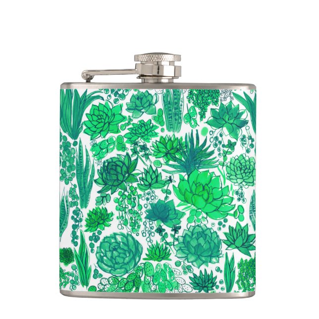 Succulent garden flask (Front)