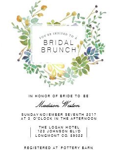 bridal brunch invitations zazzle