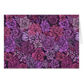 Succulent garden in pink and violet (Front Horizontal)