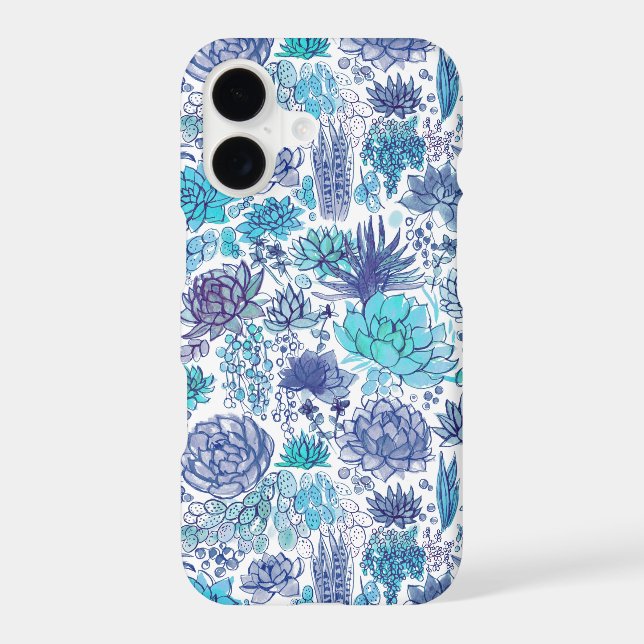 Succulent garden iphone case (Back)