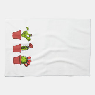 Succulent Garden Kitchen Tea Towel