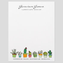 Succulent Garden Letterhead