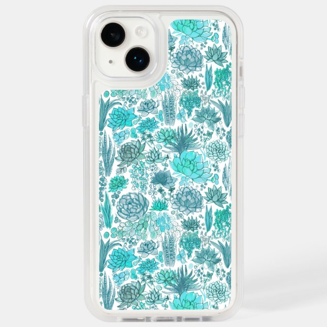 Succulent garden otterbox iPhone case (Back)