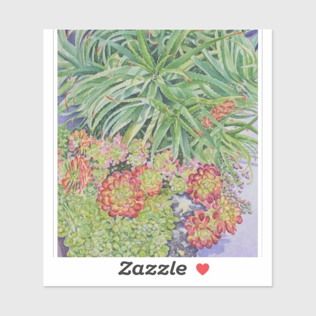Succulent Garden Sticker (Sheet)