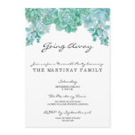 Succulent Going Away Party Invitation Succulent Going Away Party Invitation