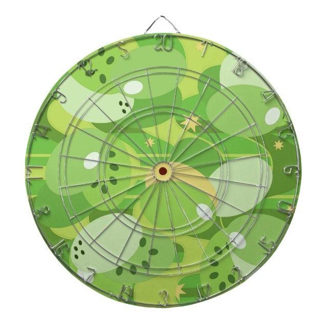 Succulent Green Dart Board (Front)