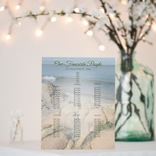 Succulent Hues of Pale Blues Foam Board