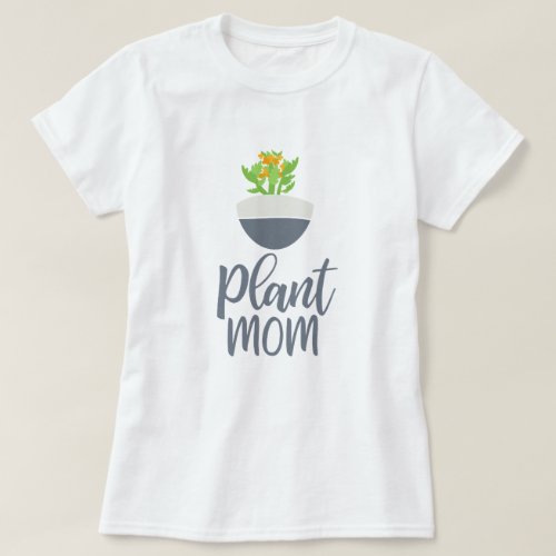 Succulent Kalanchoe Plant Mom Design T_Shirt