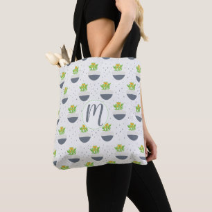 Succulent Kalanchoe Plant Mom Pattern Tote Bag