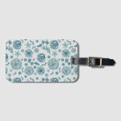 Succulent Luggage Tag