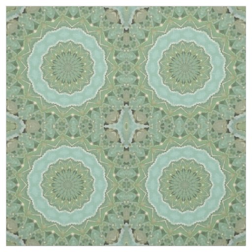 Succulent Mandala Fabric