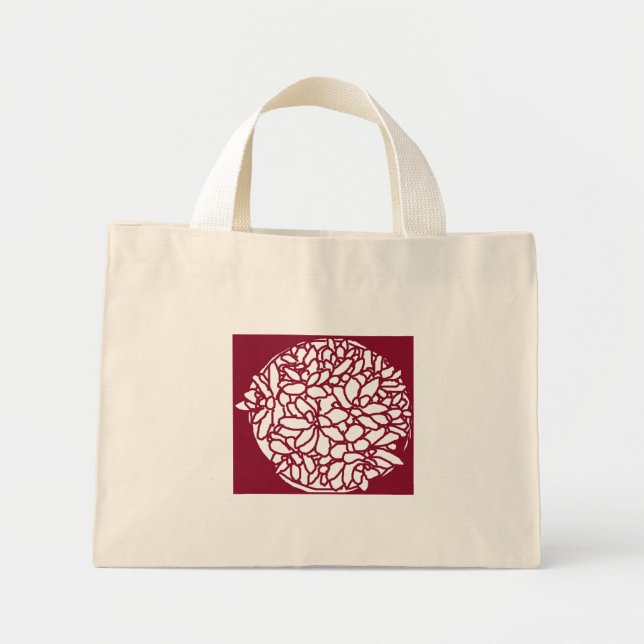 Succulent Mini Tote Bag (Front)