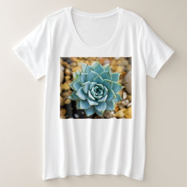 Succulent Plus Size T-Shirt (Design Front)