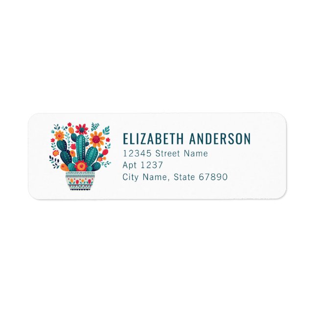 Succulent Return Address Labels (Front)