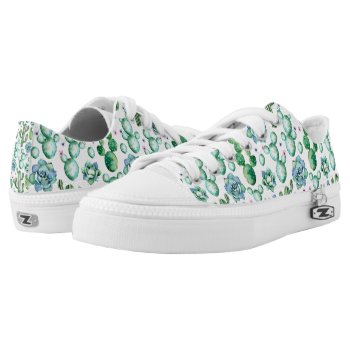 Succulent Sneakers / Tennis Shoes by Succulent_Eclectic at Zazzle