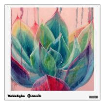 Succulent Square Decal