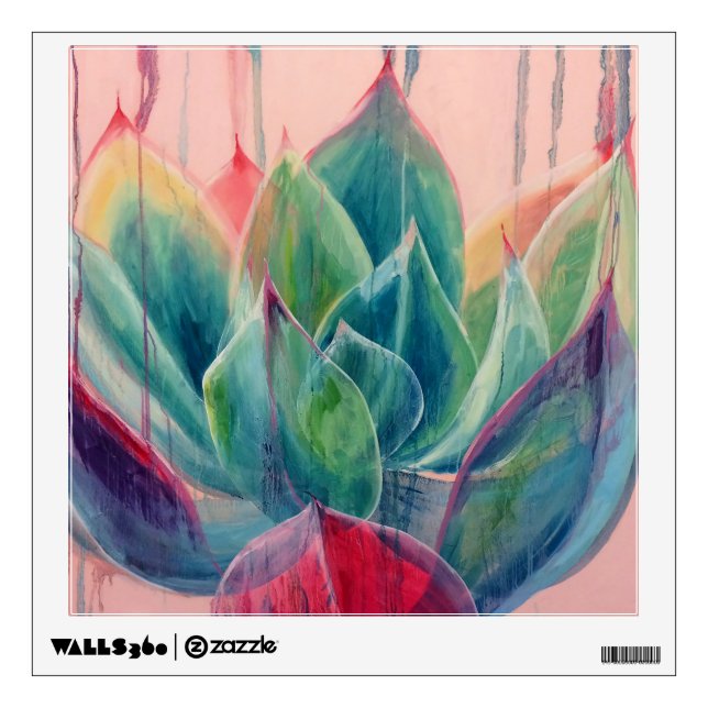 Succulent Square Decal (Front)