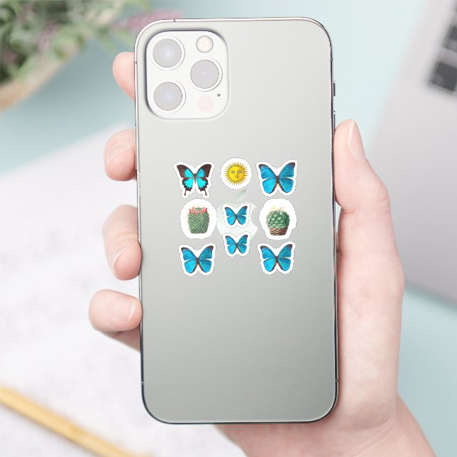 Succulent Sun Stickers for Back of IPhone (Phone)