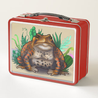 Succulent Toad Metal Lunch Box
