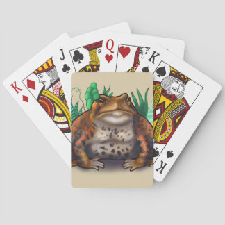 Succulent Toad Poker Cards