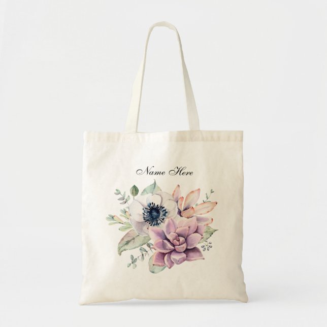 Succulent Tote Bag (Front)