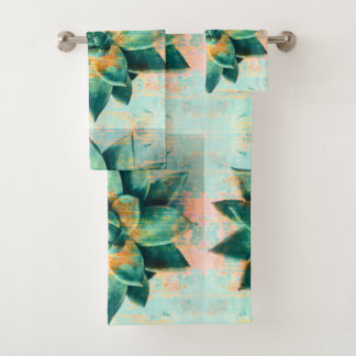 Succulent Towel Set