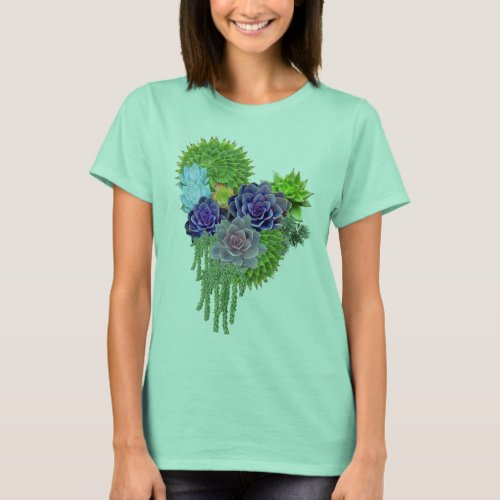 Succulent_wedding_bouquet T_Shirt