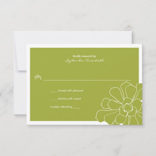 Succulent Wedding Response
