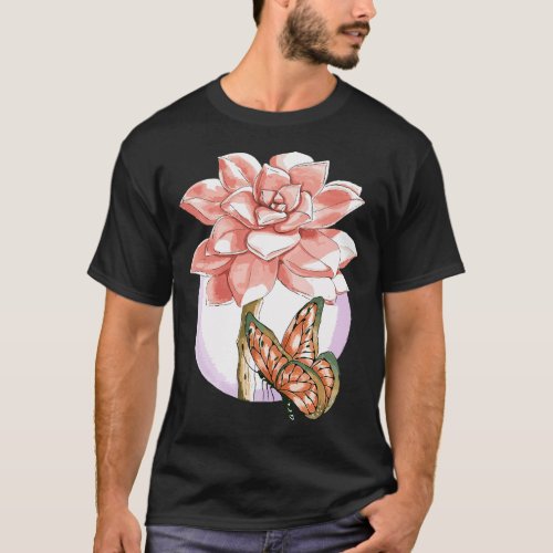 Succulent With T_Shirt