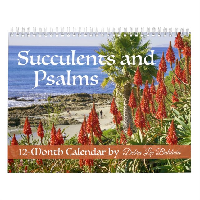 Succulents and Psalms 12-month calendar (Cover)
