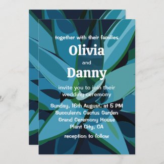Succulents Blue Agave Cactus Succulents Wedding