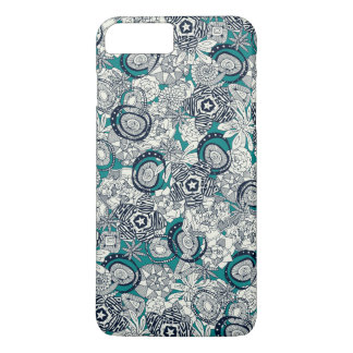 succulents blue indigo iPhone 8 plus/7 plus case