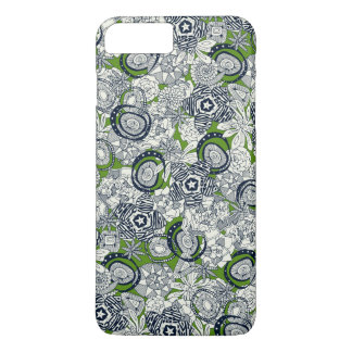 succulents green indigo iPhone 8 plus/7 plus case