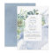 Succulents Greenery Dusty Blue Elegant Wedding