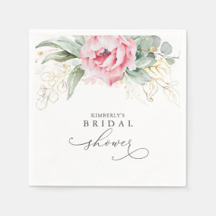 Succulents Greenery Elegant Bridal / Baby Shower Napkins