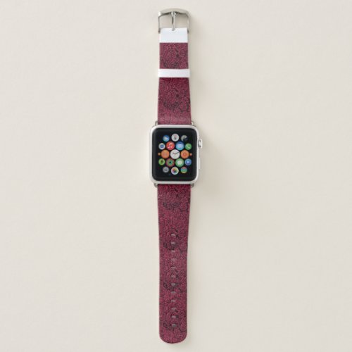 Succulents in Viva Magenta_ Color of the Year 2023 Apple Watch Band