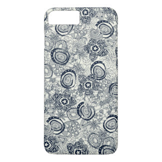 succulents ivory indigo iPhone 8 plus/7 plus case