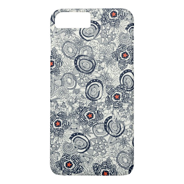 succulents ivory orange star Case-Mate iPhone case (Back)