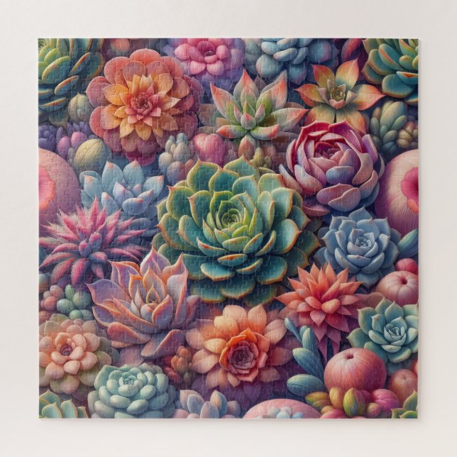 Succulents Jigsaw Puzzle (Vertical)