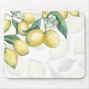 Succulents Modern Chic Marble Fiesta Garden Mouse Pad