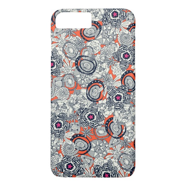 succulents orange pink star Case-Mate iPhone case (Back)