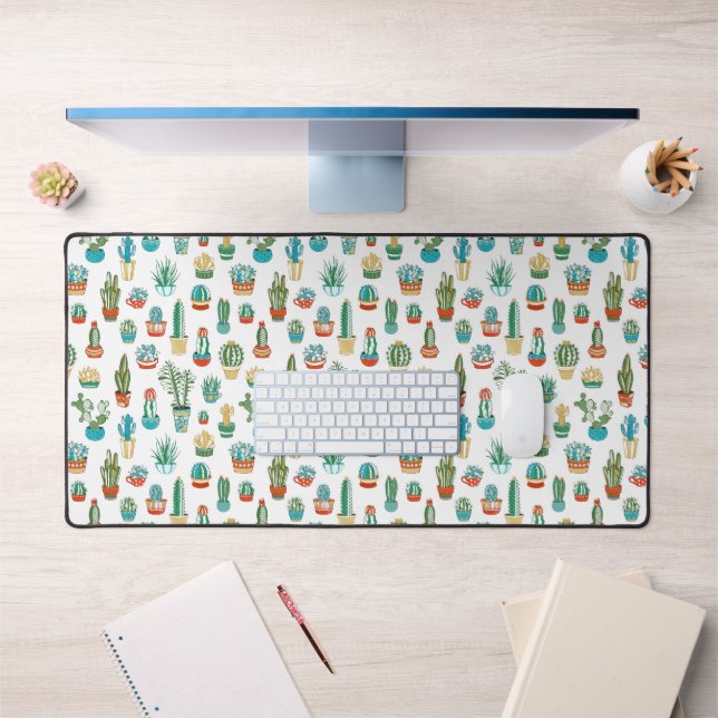 Succulents Pattern Desk Mat (Office 1)