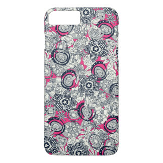 succulents pink indigo iPhone 8 plus/7 plus case