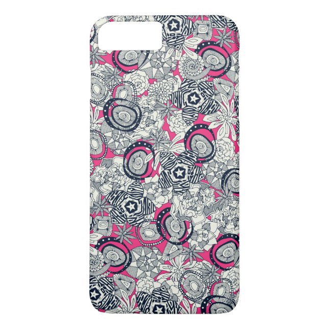 succulents pink indigo Case-Mate iPhone case (Back)